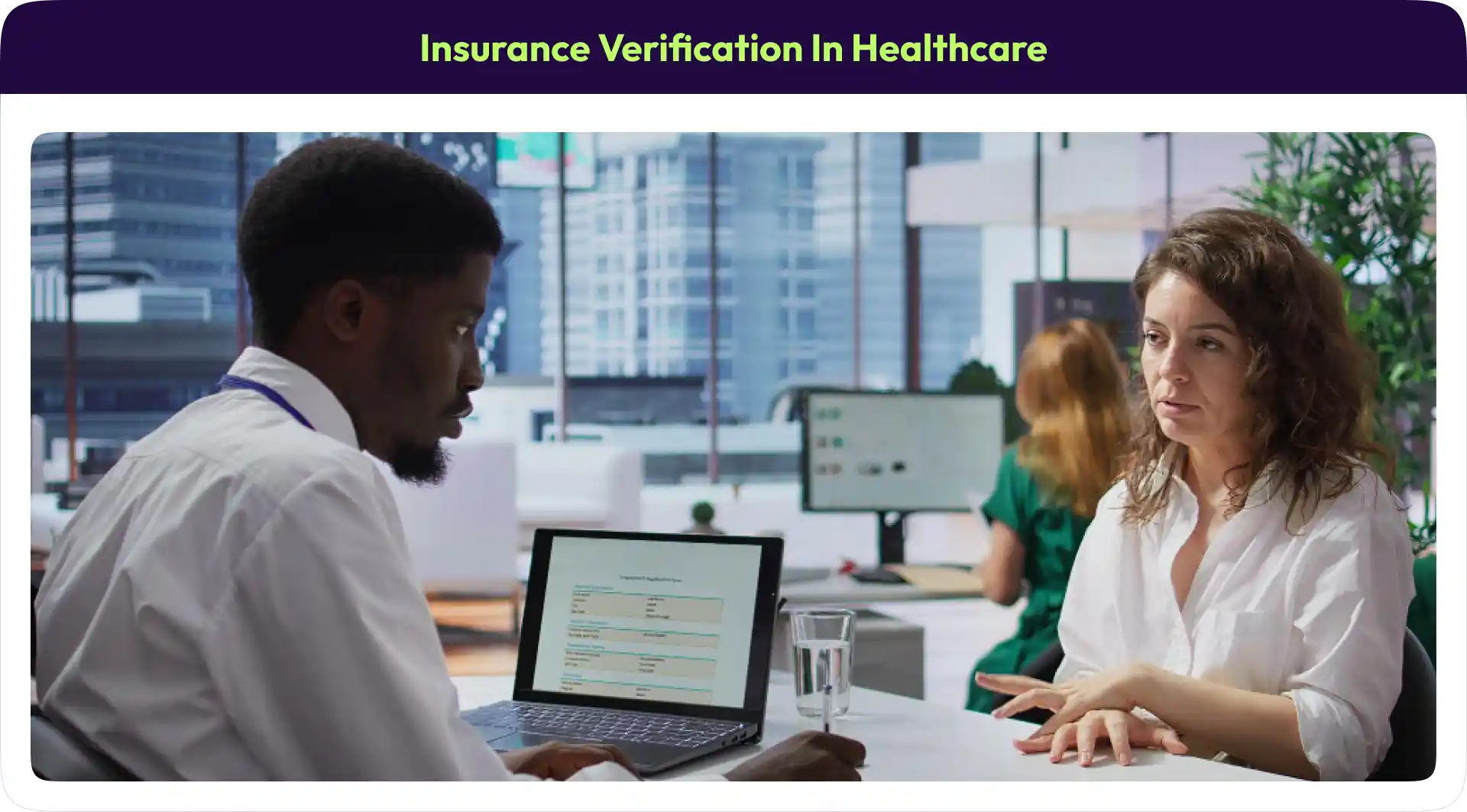 Insurance verification in healthcare